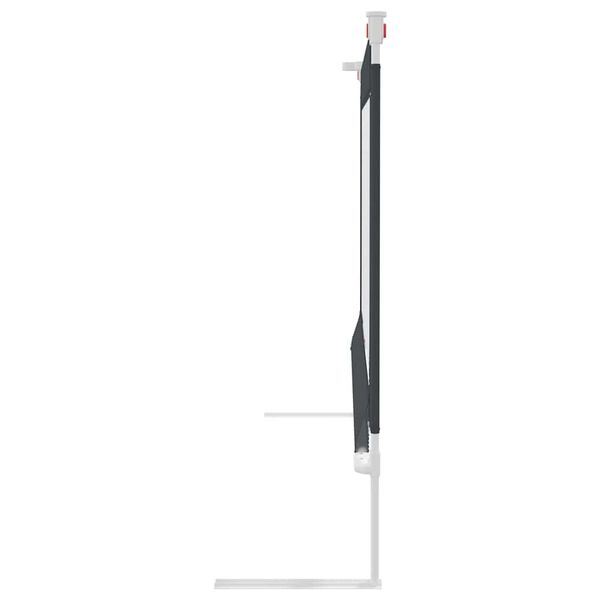 vidaXL Turvalaita s&auml;nkyyn tummanharmaa 100x25 cm kangas