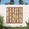 vidaXL Puutarhasein&auml;koriste 55x55 cm corten ter&auml;s bambukuvio