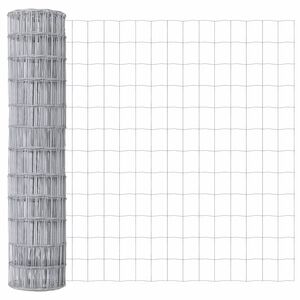 vidaXL Euroaita Hopea 1.4 x 10 m Kuumasinkitty rauta