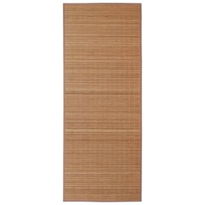 vidaXL Suorakulmainen ruskea bambumatto 120x180 cm