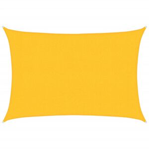 vidaXL Aurinkopurje 160 g/m&sup2; keltainen 3x4 m HDPE