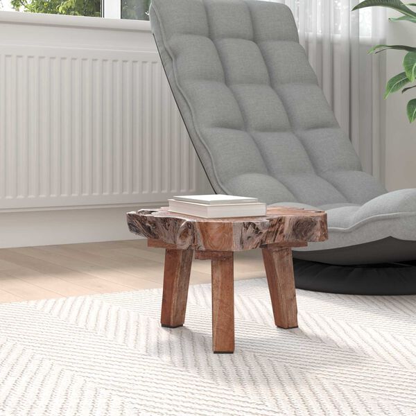 vidaXL Y&ouml;p&ouml;yt&auml; Ruskea 40 x 40 x 25 cm Kierr&auml;tetty massiivinen puu