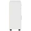 vidaXL Sivup&ouml;yt&auml; FLORIN Korkean kiillon valkoinen 88,5 x 30,5 x 73 cm