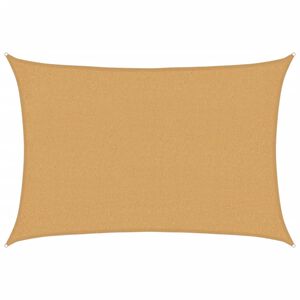 vidaXL Aurinkopurje 160 g/m&sup2; suorakaide hiekka 2x2,5 m HDPE