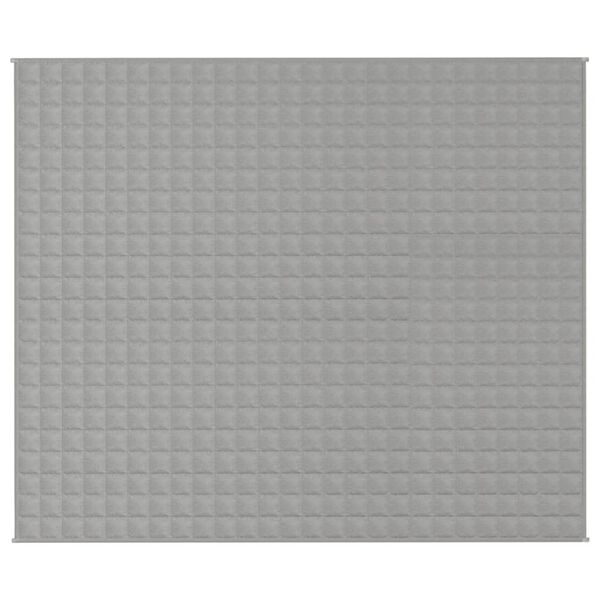 vidaXL Painopeitto harmaa 220x260 cm 11 kg kangas