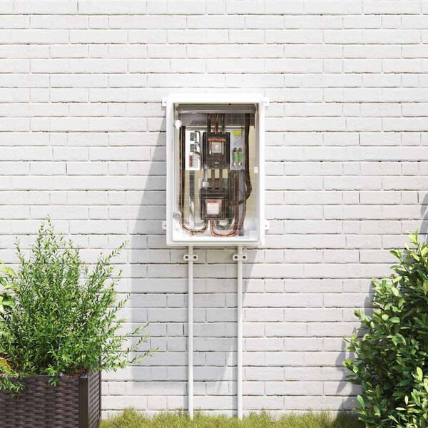 vidaXL Ohjauskabinetti Harmaa 40 x 20 x 60 cm ABS-muovi