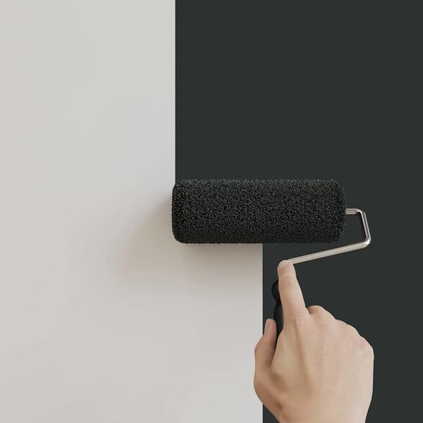 vidaXL Seinämaali Musta 16,5 x 16,5 x 15,9 cm Seinätaideteos