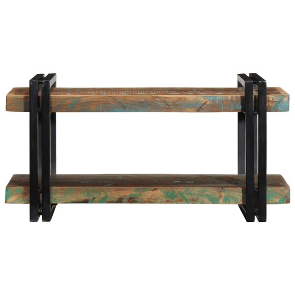 vidaXL sein&auml;hylly Moniv&auml;rinen massiivipuu kierr&auml;tetty