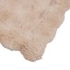 vidaXL Tekoturkki J&auml;niksen Peitto 4 pcs Beige 150 x 220 cm Polyesteri