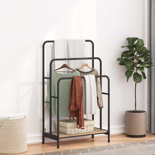 vidaXL Vaaterippsin Sonoma tammi 60 x 30 x 100.5 cm Tekninen puu