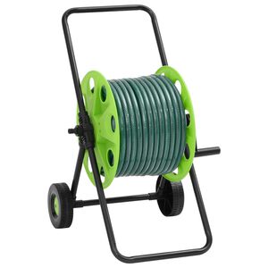 vidaXL Letkukelak&auml;rry vihre&auml; 30 m letkulla PVC