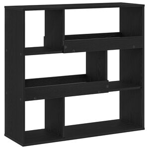 vidaXL Kirjahylly 4 tasoa 100 x 33 x 94,5 cm Tekninen puu Musta tammi.