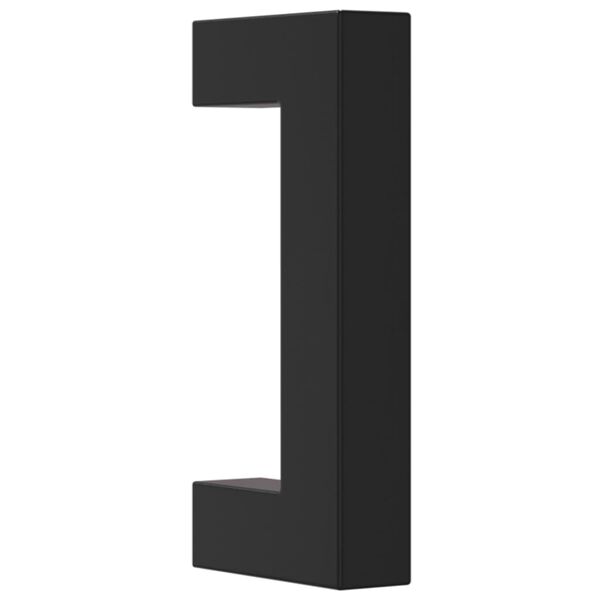 vidaXL Kaapin kahvat 20 kpl musta 64 mm ruostumaton teräs