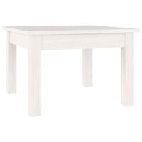 vidaXL Sohvapöytä valkoinen 45x45x30 cm täysi mänty