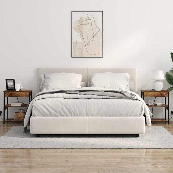 vidaXL Y&ouml;p&ouml;yt&auml;kaappi 2 pcs Savup&auml;hkin&auml; 41 x 31 x 51 cm Tekninen puu