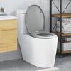vidaXL WC-istuin Harmaa 47 x 37 x 4 cm Duroplast