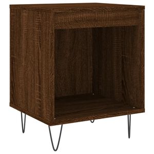 vidaXL Y&ouml;p&ouml;yt&auml; ruskea tammi 40x35x50 cm tekninen puu