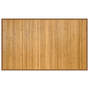 vidaXL Matto suorakaide luonnollinen 60x100 cm bambu