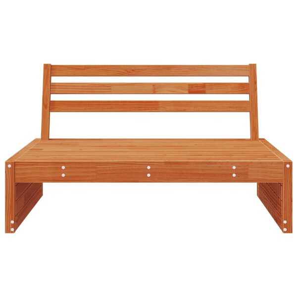 vidaXL Puutarhan Keskiosoita Massiivinen m&auml;nty Vahans&auml;vyinen Ruskea