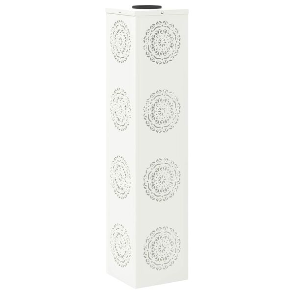 vidaXL Aurinko LED-polkuvalo 2 pcs Valkoinen Kylm&auml;valssattu ter&auml;s