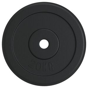 vidaXL Levypaino 20 kg valurauta