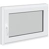 vidaXL Kellari-ikkuna RISOR 90 x 50 cm PVC ja lasi Antrasiitti