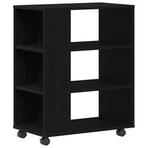 vidaXL S&auml;ilytyskaappi 60 x 35 x 75 cm Tekninen puu Musta tammi.