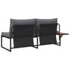 vidaXL Puutarhasohva tyynyllä Ruskea 200.5 x 70 x 85.5cm Metalli