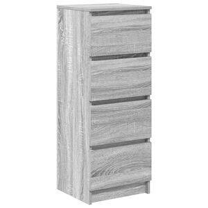 vidaXL Senkki harmaa Sonoma 37,5x35x99 cm tekninen puu