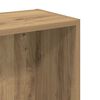 vidaXL Kirjahylly artesaani tammi 80x24x76 cm tekninen puu