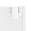 vidaXL Sein&auml;kenk&auml;kaappi valkoinen 60x18x90 cm lastulevy