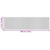 vidaXL Matto suorakaide luonnollinen 80x300 cm bambu
