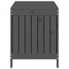 vidaXL Säilytyslaatikko harmaa 115x49x60 cm täysi mänty