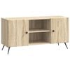 vidaXL TV-kaappi Sonoma-tammi 102 x 34,5 x 50 cm Tekninen puu