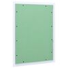 vidaXL Access Panel Vihre&auml; ja hopea 55 x 75 cm Alumiini ja kipsilevy