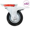 vidaXL Rullapy&ouml;r&auml;t 32 kpl 100 mm