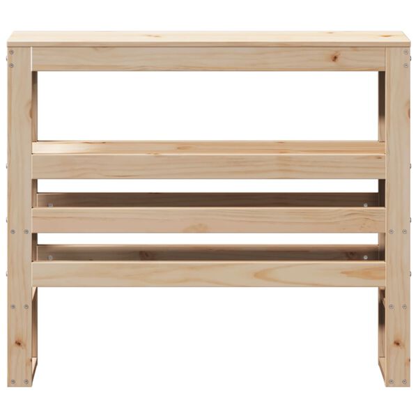 vidaXL S&auml;ngynp&auml;&auml;ty hyllyill&auml; 90 cm t&auml;ysi m&auml;nty