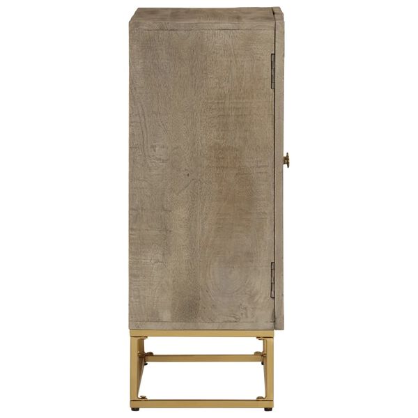 vidaXL Senkki 55x30x76 cm t&auml;ysi mangopuu ja rauta