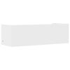 vidaXL Sein&auml;hylly valkoinen 100x35x30,5 cm tekninen puu