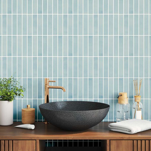 vidaXL Suorakulmainen laatta 10 pcs Harmaa vihre&auml; 29 x 23 x 0,08 cm