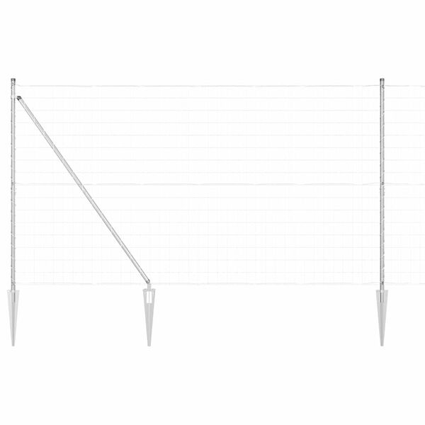vidaXL Aita ja Tuki Hopea 1,5 x 10 m Ter&auml;s