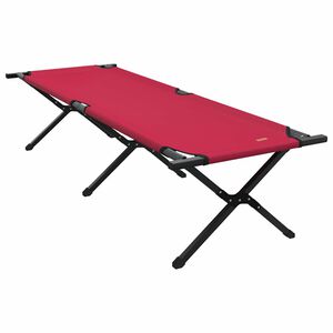 vidaXL Taitettava leirint&auml;vuode Punainen 193 x 69 x 45 cm