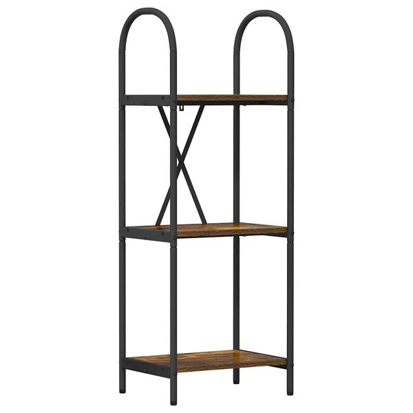 vidaXL Kirjahylly Savup&auml;hkin&auml; 40 x 30 x 109 cm Tekninen puu