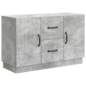 vidaXL Sivup&ouml;yt&auml; Betoninharmaa 89 x 34,5 x 57 cm Tekninen puu