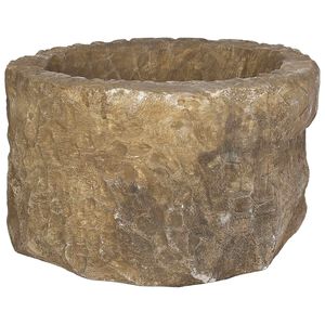 vidaXL Puutarha ruukku Vanhennettu kivi &Oslash; 35 x 20 cm Kalkkikivi
