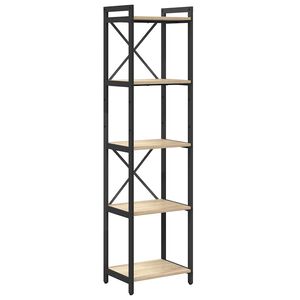 vidaXL Kirjahylly 40 x 30 x 155 cm Tekninen puu Sonoman tammi