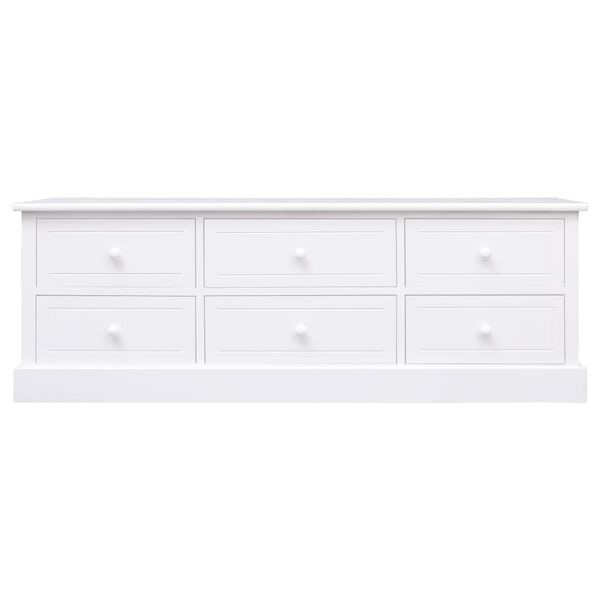 vidaXL Eteisen penkki valkoinen 115x30x40 cm puu