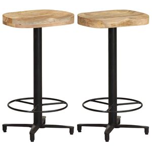 vidaXL Baarijakkarat 2 kpl 66 cm t&auml;ysi mangopuu