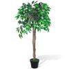 vidaXL Tekokasvi Fiikuspuu Ruukussa 110 cm