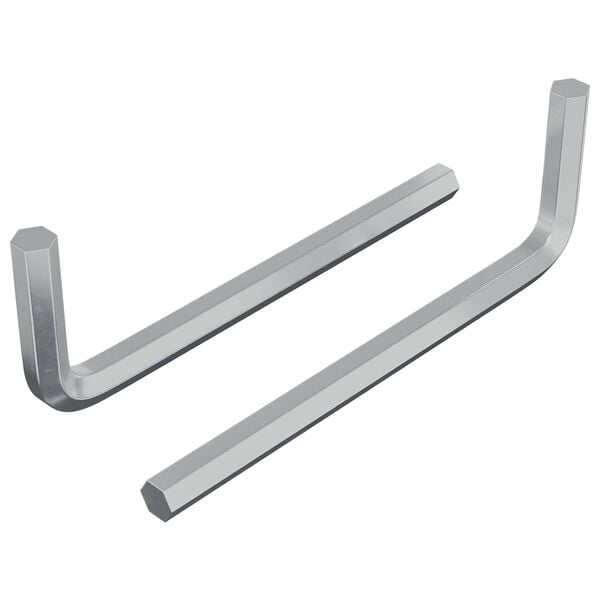 vidaXL Kuusioavain 2 pcs Hopea 32 x 86 mm Ter&auml;s